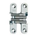 Universal Industrial Soss 1/2" x 2-3/8" Light Duty Invisible Hinge for 3/4" Doors Black Finish PR 204CUS19